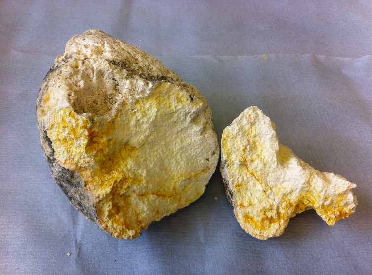 A chunk of ambergris